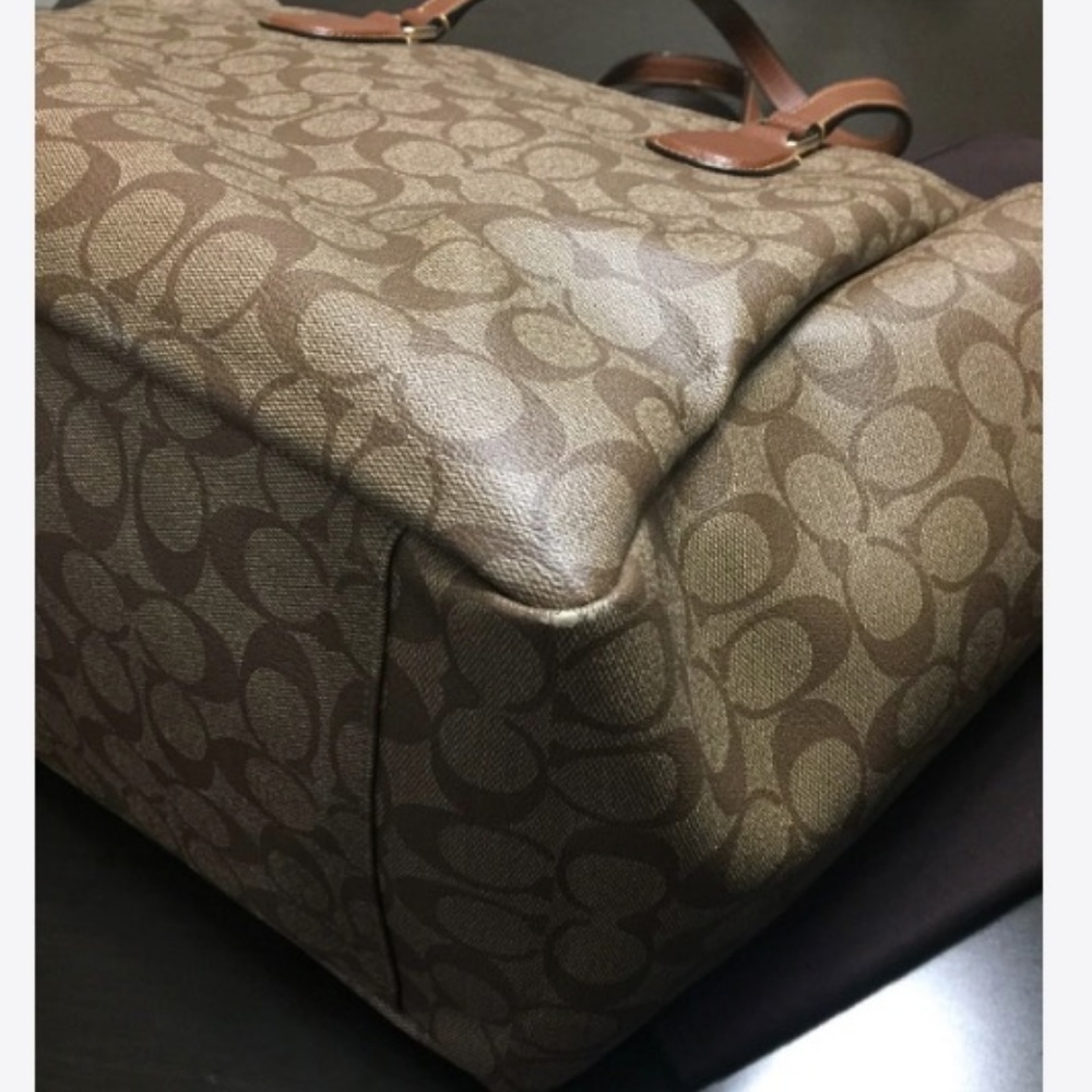 COACH Khaki-Saddle Baby-Diaper Bag or Travel Bag - Picture 7 of 8